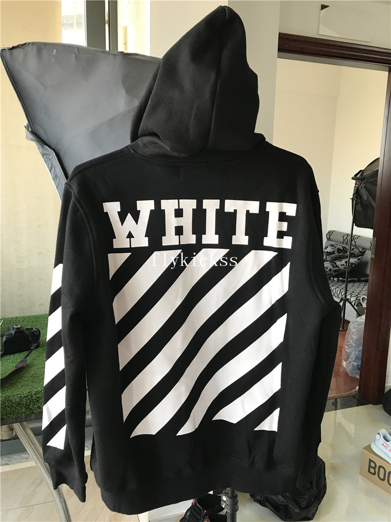 Off White OW Black Hoodie